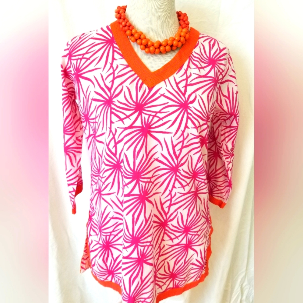 Gretchen Scott cotton tunic size small
